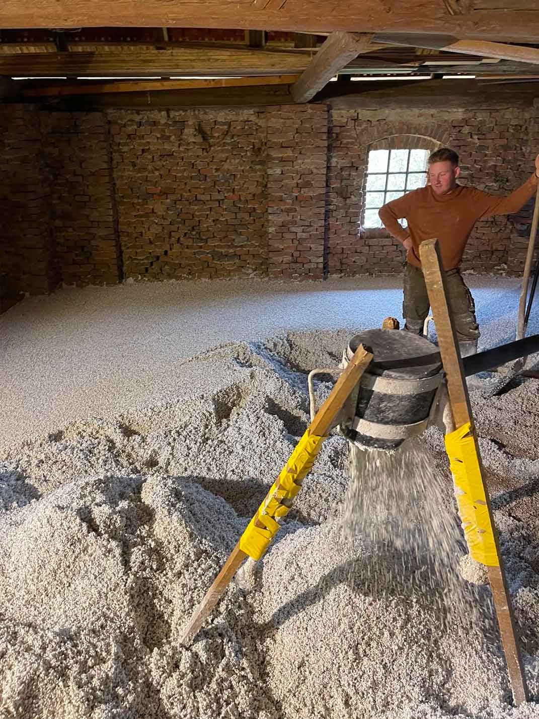 Dachbodenisolierung